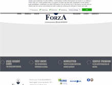 Tablet Screenshot of forzaspa.it